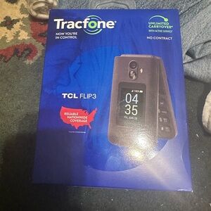 TCL Flip 3 Cell Phone - Black